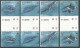 Kiribati 623-630 Gutter,MNH.Michel 728-731. Whales 1994.Bryde's,Blue,Humpback, - Kiribati (1979-...)