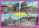 294055 / Italy - ROMA 4 View PC 1973 Vatican City USED - 150 L - The 50th Anniversary Of The Ordination Of Pope Paul VI - Cartas & Documentos