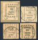 Lithuania 9-12,used.Michel 9-12. First Kaunas Issue,1919. - Lithuania