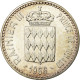 Monnaie, Monaco, Rainier III, Charles III, 10 Francs, 1966, SUP, Argent - 1960-2001 Nouveaux Francs