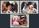 Niue 476-478,479,MNH.Michel 618-620,Bl.89. Queen Mother,85th Birthday.1985. - Niue