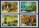 Niue 251-254,254a, MNH. Michel 256-259. Capt James Cook, 1979. Paintings, Ships. - Niue