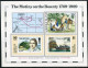 Norfolk 452-456, MNH. Mi 455-458,Bl.12. The Mutiny On The Bounty. Map, Ship.1989 - Norfolkinsel