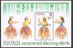 Tuvalu 515-518,519 SPECIMEN,MNH.Michel 536-539,Bl.39. Pandanus-leaf Skirts,1989. - Tuvalu (fr. Elliceinseln)