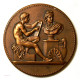 Médaille Bronze Ville De Paris, BEAUX ARTS Par J. LAGRANGE - Firma's