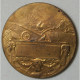 Médaille Bronze Dorée, Agriculte Par Abel La Fleur 46mm - Professionals/Firms