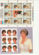 FOGLIETTI NUOVI LADY DIANA - PRINCIPE CARLO (5 FOTO) (XT4071 - Familles Royales