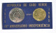 Cabo Verde Rare Set 1 And 10 Escudos1985 10º Aniversario Independencia Proof - Kaapverdische Eilanden