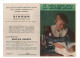 Vieux Papiers - Publicité   SINGER -1937 - ALGER - 1 Enveloppe Contenant 3 Publicités SINGER - Beaux Documents - Advertising