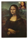 GIBRALTAR (2019). 500th Anniversary Leonardo Da Vinci - Carte Maximum Card - Mona Lisa, Gioconda, Monna Lisa, Joconde - Gibilterra