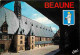 21 - Beaune - L'Hotel Dieu - La Cour D'honneur - Blasons - Flamme Postale - CPM - Voir Scans Recto-Verso - Beaune