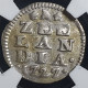 Provincial Dutch Netherlands Zeeland Zeelandia 2 Stuiver 1727 Silver NGC AU 55 - Monete Provinciali
