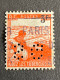 FRANCE S N° 750 1946 SG 95 Support Peu Utilisé Perforé Perforés Perfins Perfin  Superbe - Autres & Non Classés