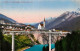 13955543 Schuls_Scuol_GR Panorama Blick Zur Kirche Bruecke - Autres & Non Classés