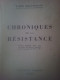 Maxime Blocq-Mascart Chroniques De La Résistance Et Etudes Pour Une Nouvelle Révolution Française  Par Groupe De L'O.C.M - Politique