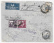 AIRMAIL CRASH Cover 1937 IMPERIAL AIRWAYS - Cygnus - Brindisi - PALESTINE To ARGENTINA Par AIR FRANCE Accident Avion - Airplanes