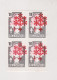 YUGOSLAVIA, 1989  Red Cross Charity Stamp  Imperforated Proof Bloc Of 4 MNH - Unused Stamps