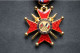 Médaille Croix Franco British 1940 1944 Officier Avec Rosette - Francia