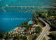 13857097 Montreux  VD Villeneuve Camping Du Leman Vue Aérienne - Other & Unclassified