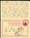 SWEDEN BELGIUM ROUND TRIP ANSWER TROLLHATTAN  1911 HUY  REPLY HUY 21.08.1911 TO STOCKHOLM - Postal Stationery