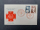 FDC 2 Enveloppe 1950 N° 876 Et 877 Au Profit De La Croix Rouge Du 22/12//1950 Musée Postal - 1950-1959