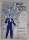 PARTITION MUSIC MAESTRO PLEASE Pierre BAYLE H. MAGIDSON Allie WRUBEL - Scores & Partitions