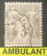 R1311/3148 - FRANCE - SAGE TYPE II N°87 >>>  Cachet AMBULANT X à ALGER (ALGERIE) - 1876-1898 Sage (Tipo II)