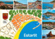 Espagne - Espana - Cataluna - Costa Brava - Estartit - Multivues - Carte Géographique - Blasons - CPM - Voir Scans Recto - Gerona