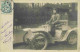 Automobiles - Carte Photo - Peugeot Type Adressé à Melle Lyeuté De Puteaux Par Mr Lambert - Animée - CPA - Oblitération  - Voitures De Tourisme