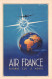 Lot De 4 CPSM Publicitaires PF "AIR FRANCE" RESEAU AERIEN MONDIAL # AVIATION # - Pubblicitari