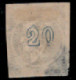 Grece N° 0037 Bleu 10 L Chiffre 20 Au Verso - Gebraucht