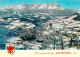 72829416 Kitzbuehel Tirol Fliegeraufnahme Schwarzsee Schloss Lehenberg Kaisergeb - Altri & Non Classificati