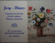 Petit Calendrier De Poche 1986 Fleurs Bouquet Fleuriste Saint St Eloy Les Mines Puy De Dôme - Kleinformat : 1981-90