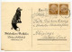Germany 1938 Postcard; Dortmund - Pelztierfarm Westfalen To Schiplage; 3pf. Hindenburg Pair; Slogan Cancel - Lettres & Documents