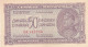 50 Dinara 1944 BELGRADE PRINT RR UNC !!! YUGOSLAVIA PARTISAN MONEY - Joegoslavië