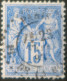 R1311/3160 - FRANCE - SAGE TYPE II N°90 >>> Cachet SPECIAL Perlé (Cachet D'ESSAI) De PARIS PLACE DE LA BOURSE - 1876-1898 Sage (Tipo II)