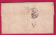 MARQUE 59 MORTREE ORNE + DATEUR A EN ROUGE 1829 POUR CHARTRES ERURE ET LOIR LETTRE - 1801-1848: Voorlopers XIX