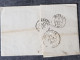 1844 Lettre Marque Postale  Pour Granville  Taxe Manuel - 1801-1848: Précurseurs XIX