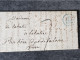 1828 Marque Postale Pour Labatie Cachet Bleu De Paris - 1801-1848: Precursores XIX