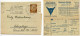 Germany 1939 Folded Zahlkarte & Invoice; München, Der Deutscher Pelztierzüchter; 3pf Hindenburg; Red Cross Slogan Cancel - Briefe U. Dokumente