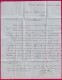 CAD ST PIERRE MARTINIQUE 1867 TAXE 6 TAMPON VOIE FRANCAISE POUR AIGRE CHARENTE LETTRE - 1849-1876: Période Classique