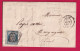 N°4 GRILLE DE LYON ANGLE ARRONDIS POUR BOURG ARGENTAT LOIRE 1851 LETTRE - 1849-1876: Klassieke Periode