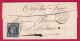 N°4 TB BLEU FONCE GRILLE DE LYON RHONE 1850 POUR ORGELET JURA LETTRE - 1849-1876: Classic Period