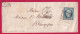 N°15 TB PC441 BORDEAUX GIRONDE POUR BLANQUEFORT TARDIF AOUT 1854  LETTRE - 1849-1876: Période Classique