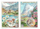 S 740 , Liebig 6 Cards, Alpes Suisse (stickers On The Backsides) (ref B18) - Liebig