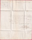 N°22 GC 1534 FOLEMBRAY AISNE CAD TYPE 22 POUR AIGRE CHARENTE VIGNETTE PUB AU DOS LETTRE - 1849-1876: Klassieke Periode