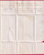 N°22 GC 1534 FOLEMBRAY AISNE CAD TYPE 22 POUR AIGRE CHARENTE VIGNETTE PUB AU DOS LETTRE - 1849-1876: Période Classique