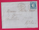 N°60 CAD TYPE 18 VESOUL HAUTE SAONE POUR LA ROCHERE LETTRE - 1849-1876: Période Classique