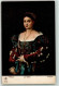 39186508 - Tiziano La Bella Frau Im Mittelalter AK - Peintures & Tableaux