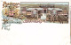 Exposition Internationale De BRUXELLES 1894 - Carte Litho - Panorama - Ed. G. Blümlein 715 - Weltausstellungen